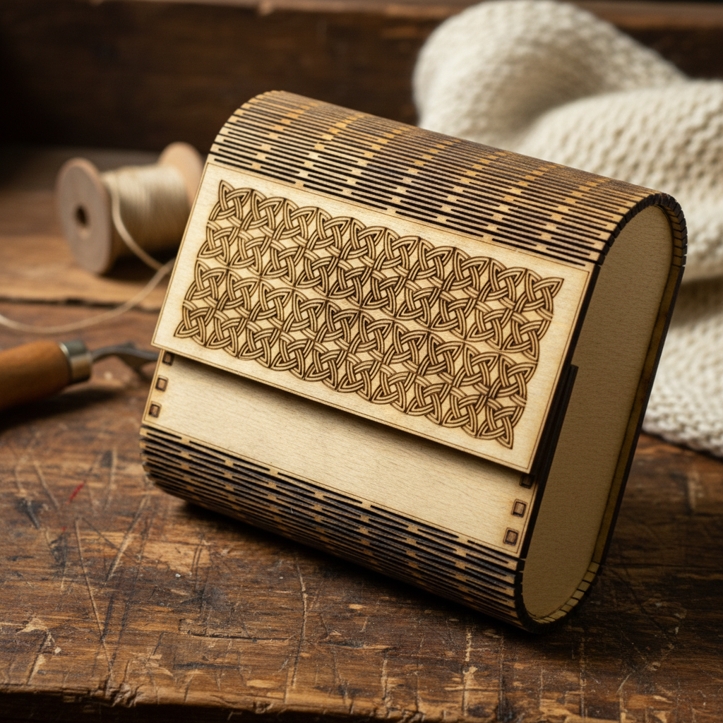 ტყავის საფულე ვინტაჟური ჩამკეტით