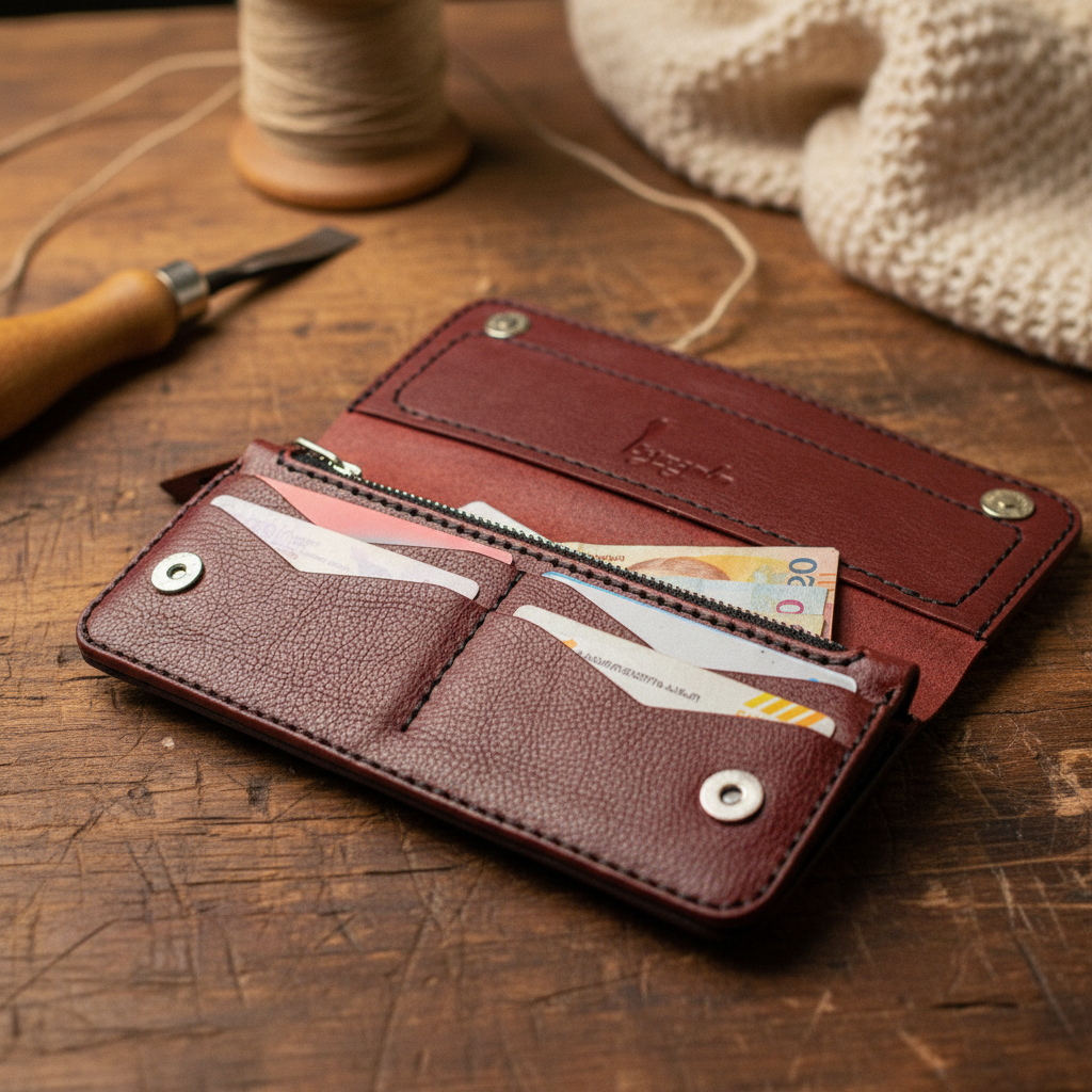 ქალის საფულე ეგზოტიკური ტყავით