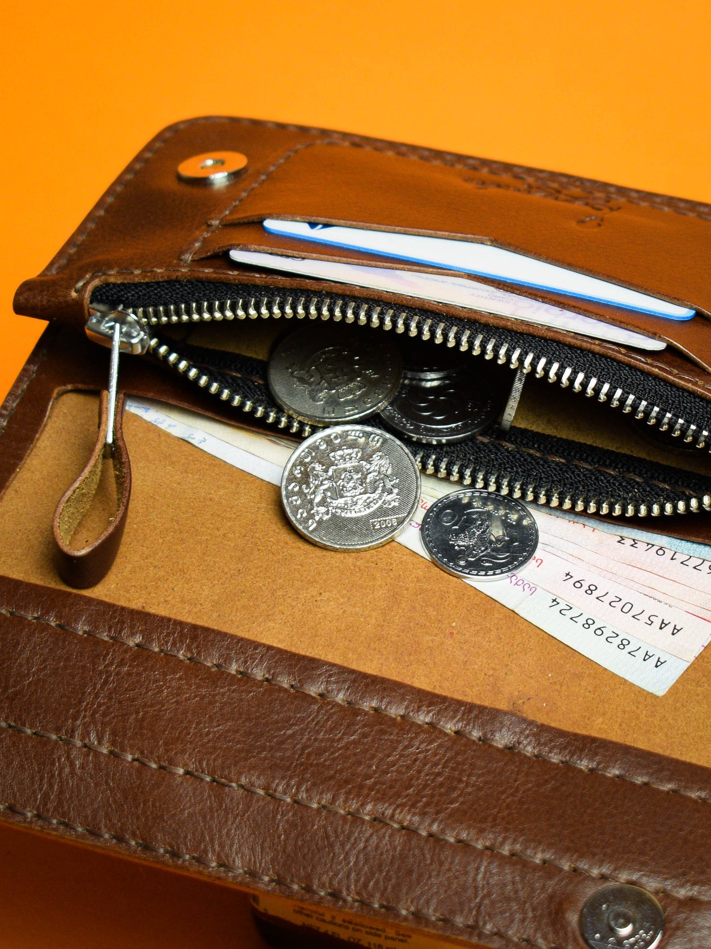 საფულე ხევსურული ორნამენტით საშუალო ზომის