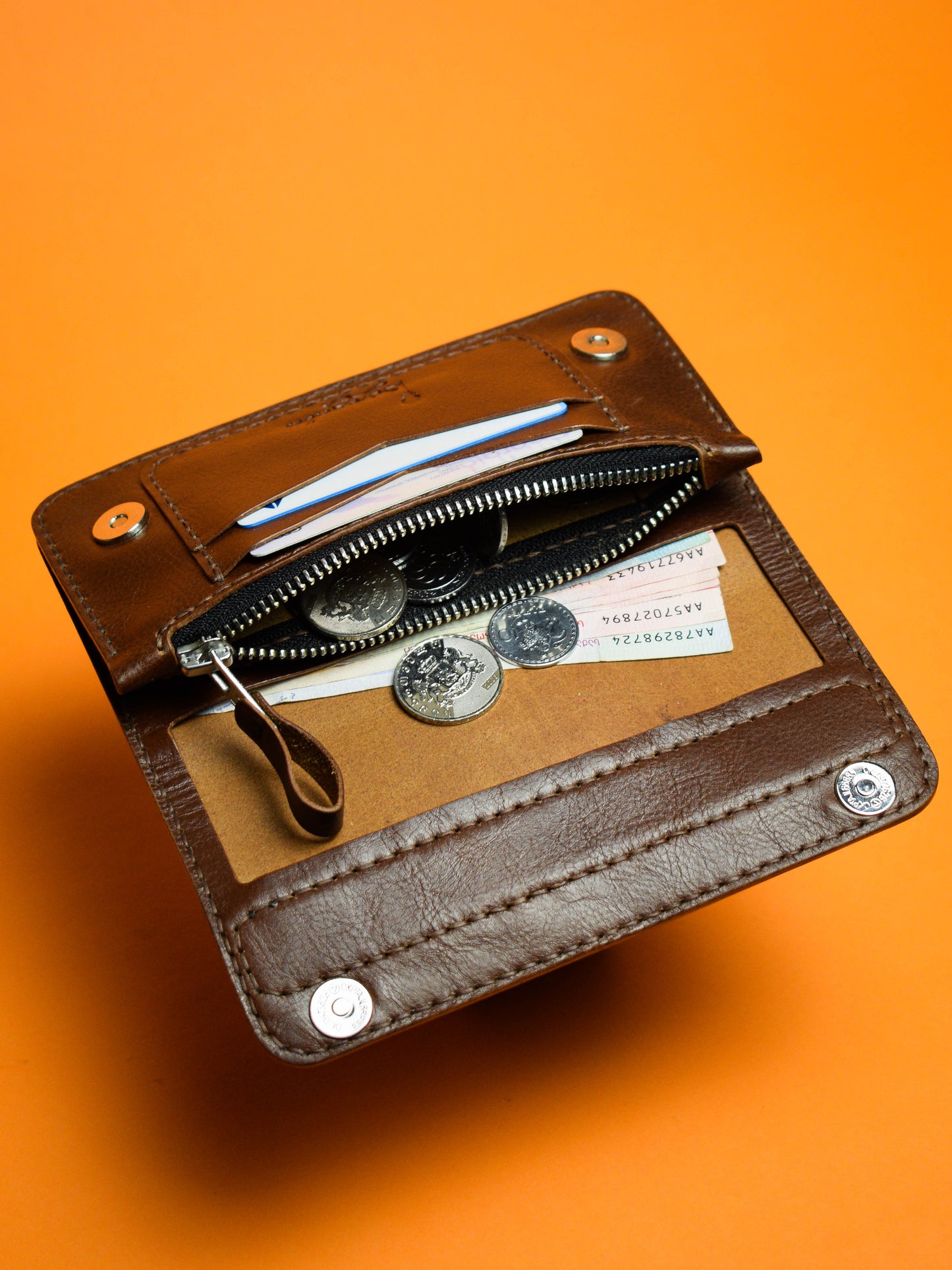 საფულე ხევსურული ორნამენტით საშუალო ზომის